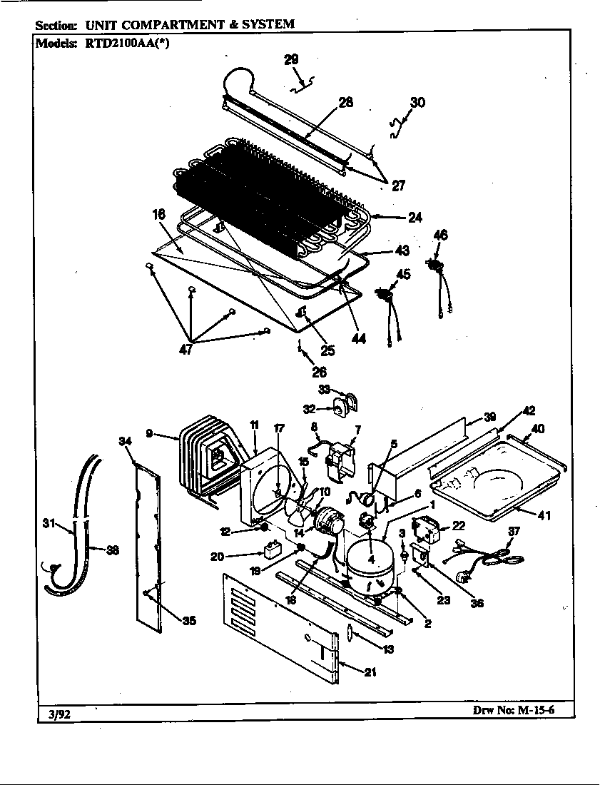 Unit compartment & system
