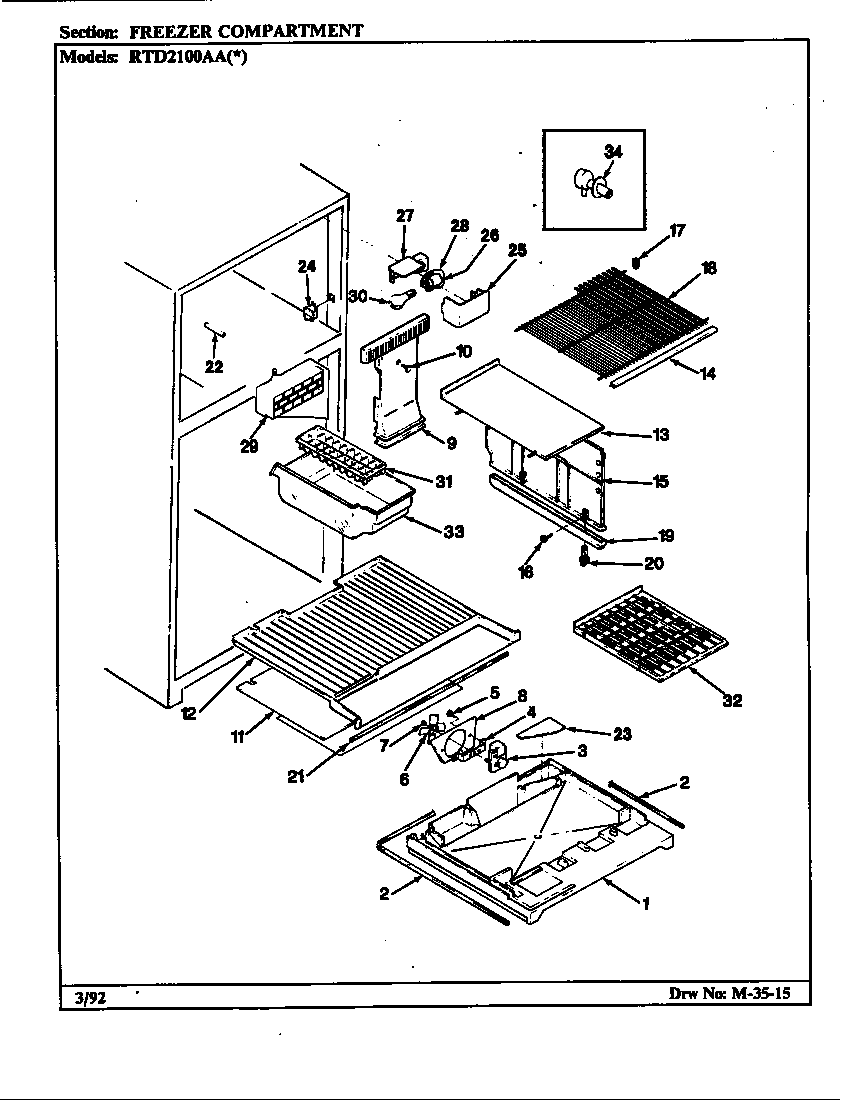 Freezer compartment