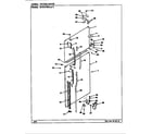 Maytag RTD2100AAW/CH71B outer door diagram