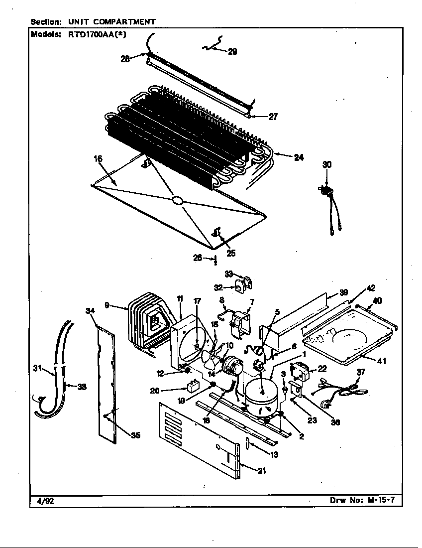 Unit compartment
