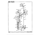 Maytag RTD1700AAW/CH31B outer door diagram