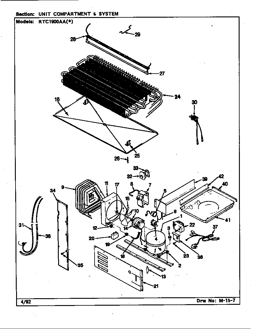 Unit compartment & system