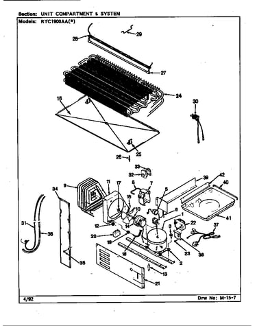 Unit compartment & system