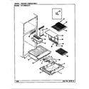 Maytag RTC1900AAL/CH55A freezer compartment diagram
