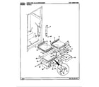 Maytag RTD21A/BH71A shelves & accessories diagram