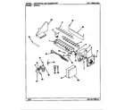 Maytag RTD21A/BH71A optional ice maker kit diagram