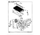 Maytag RTS1700AAL/CH21A unit compartment & system diagram