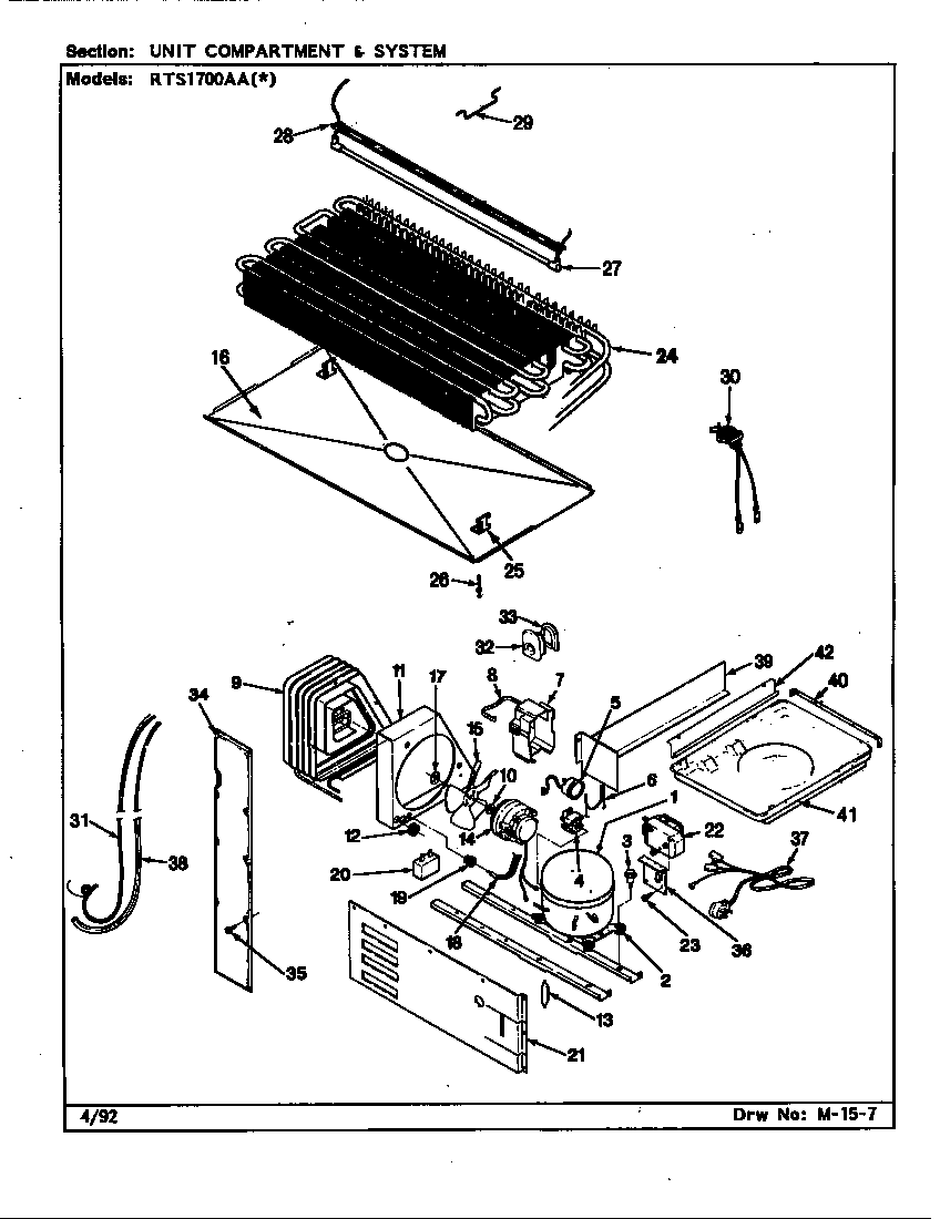 Unit compartment & system