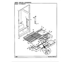 Maytag RTS1700AAW/CH21A shelves & accessories diagram