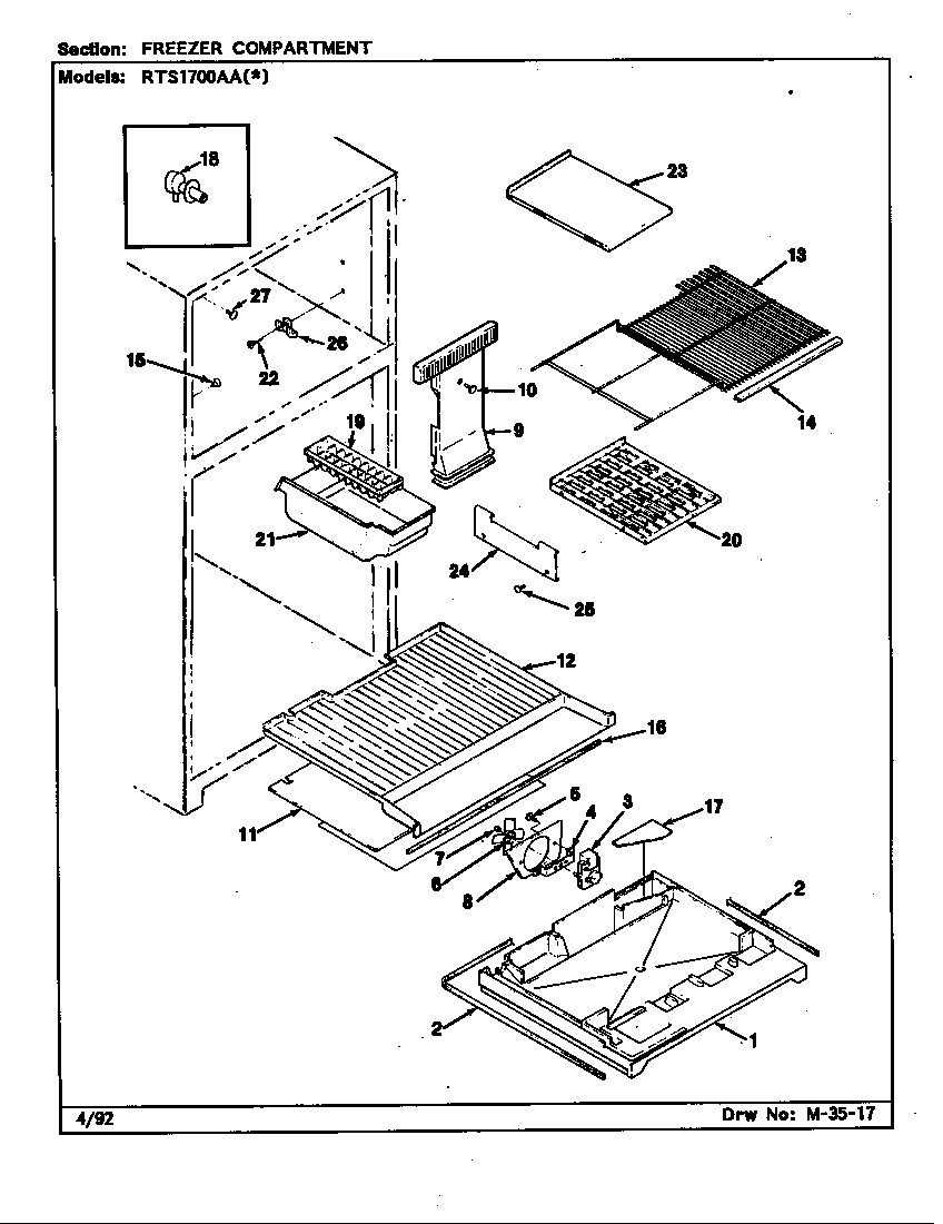 Freezer compartment