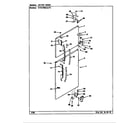 Maytag RTS1700AAW/CH21B outer door diagram