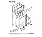 Maytag RTS1700AAW/CH21A inner door diagram