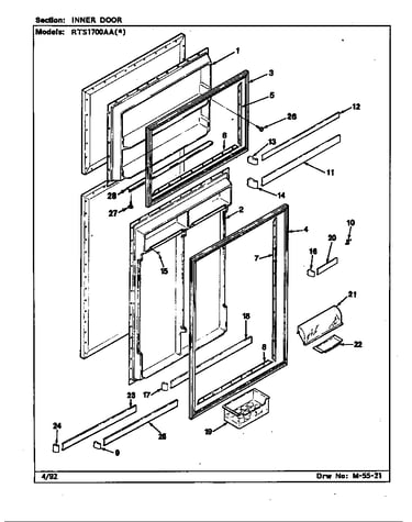 Inner door