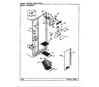 Maytag RSW2200BAE/CM36A freezer compartment diagram