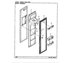 Maytag RSW2200BAE/CM36A freezer inner door diagram