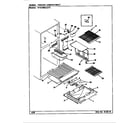 Maytag RTD1900AAL/CH59B freezer compartment diagram