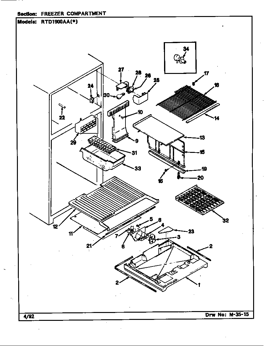 Freezer compartment