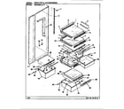 Maytag RSD2000AAL/CM05B shelves & accessories diagram