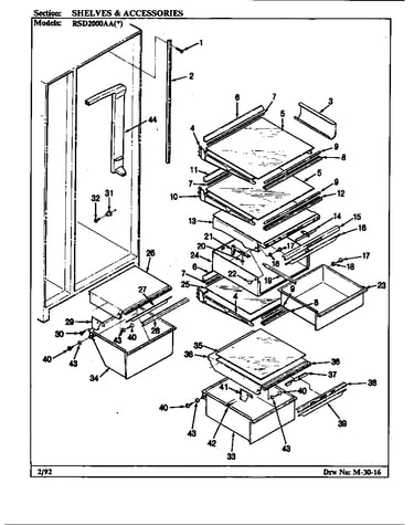 Shelves & accessories