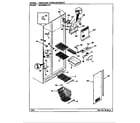 Maytag RSD2000AAL/CM05B freezer compartment diagram