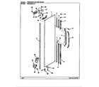 Maytag RSD2000AAL/CM05B freezer outer door diagram