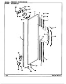 Freezer outer door