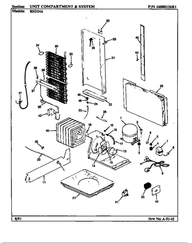 Unit compartment & system