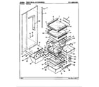 Maytag RSD24A/AM41A shelves & accessories diagram