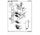 Maytag RSD24A/AM41A freezer compartment diagram
