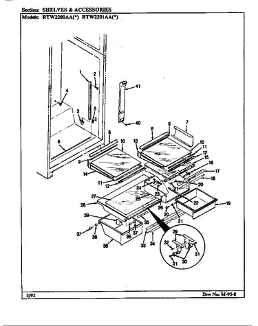 Shelves & accessories (rtw2200aaw/ch89b) (rtw2200aaw/ch90b) (rtw2201aal/ch89b) (rtw2201aal/ch90b)