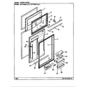 Maytag RTW2200AAW/CH90B inner door (rtw2200aaw/ch89b) (rtw2200aaw/ch90b) (rtw2201aal/ch89b) (rtw2201aal/ch90b) diagram