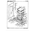 Maytag RSD2400AAW/CM41A shelves & accessories diagram