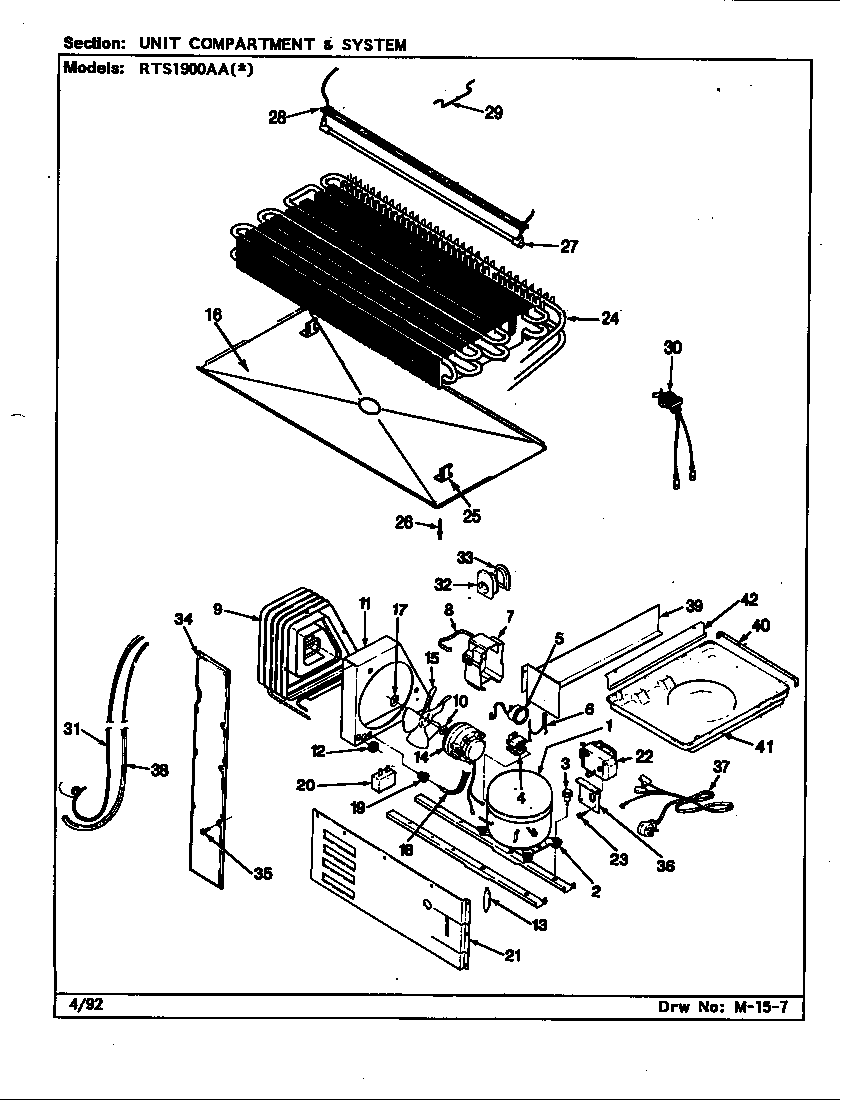 Unit compartment & system