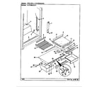 Maytag RTS1900AAW/CH51A shelves & accessories diagram