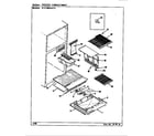 Maytag RTS1900AAL/CH51A freezer compartment diagram
