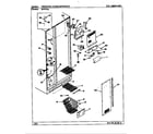 Maytag ERSW24A/AM85B freezer compartment diagram