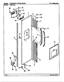 Freezer outer door