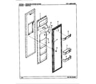 Maytag ERSW24A/BM85D freezer inner door diagram