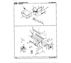 Maytag ERSW24A/AM85A ice maker & bin diagram