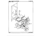 Maytag RTD19A/BH59B shelves & accessories diagram