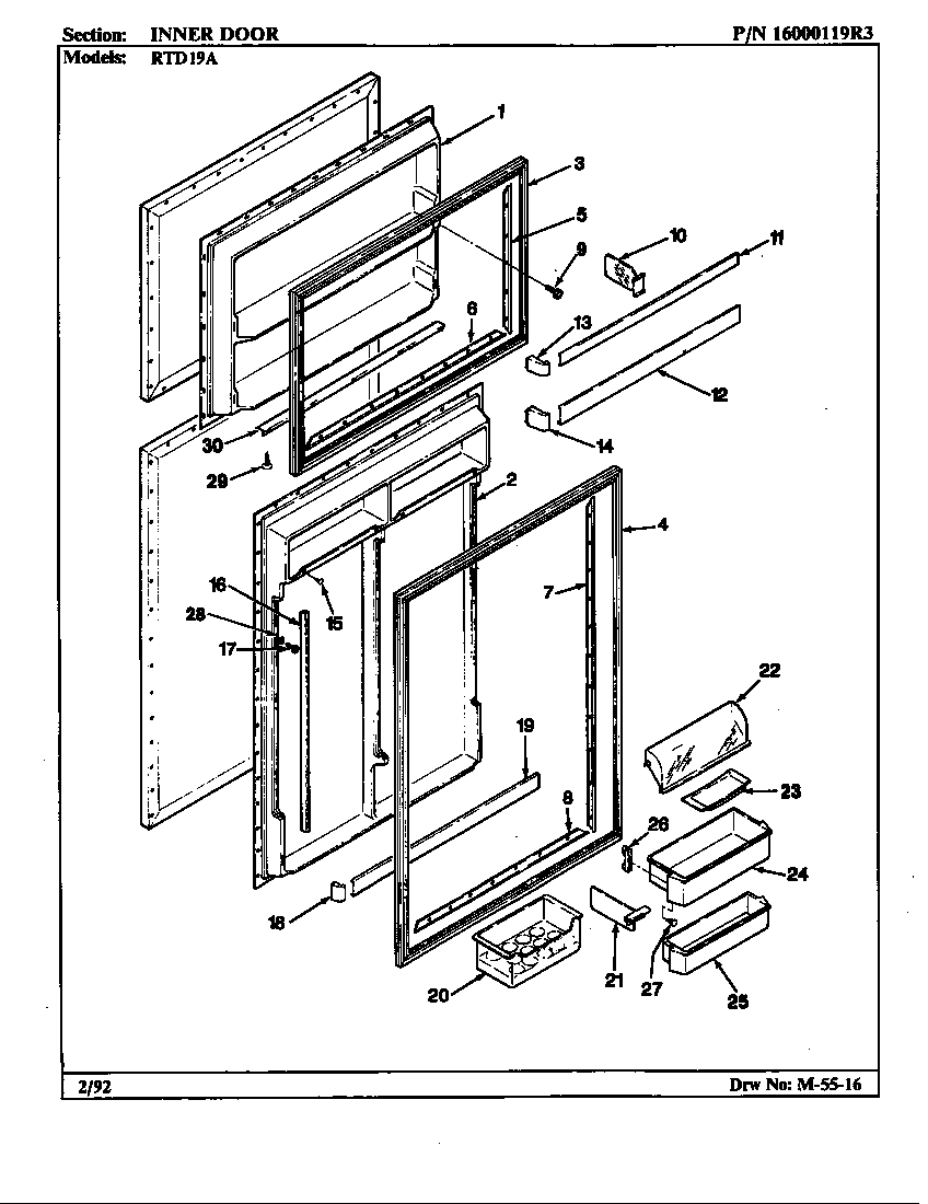 Inner door