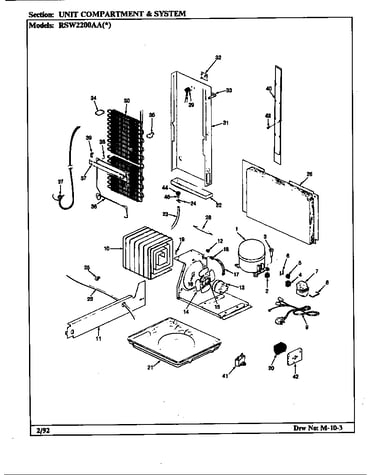 Unit compartment & system