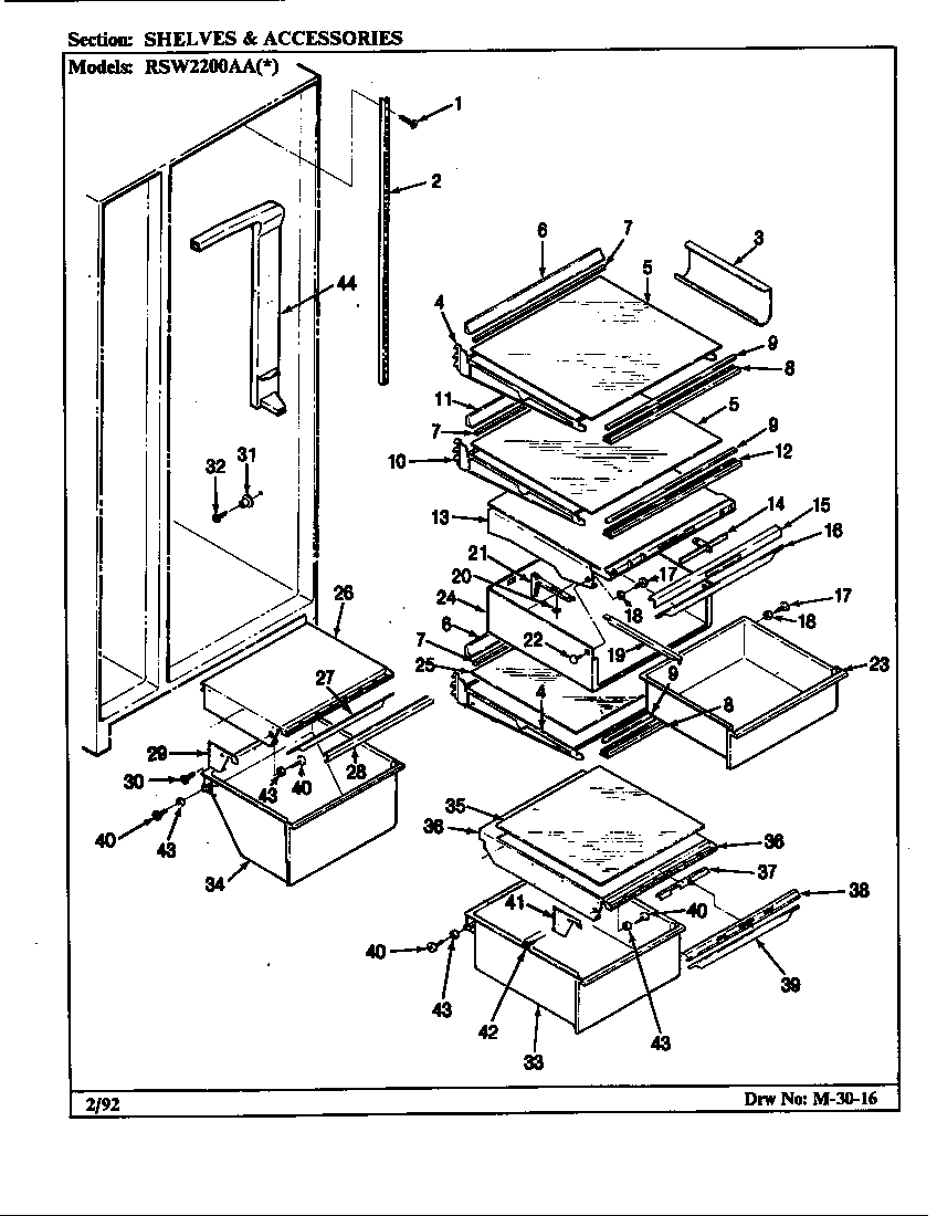 Shelves & accessories