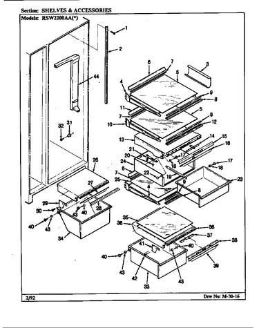 Shelves & accessories