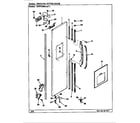 Maytag RSW2200AAL/CM31A freezer outer door diagram