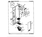 Maytag ERSW22A/AM35B freezer compartment diagram