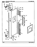 Freezer outer door