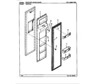 Maytag ERSW22A/AM35B freezer inner door diagram