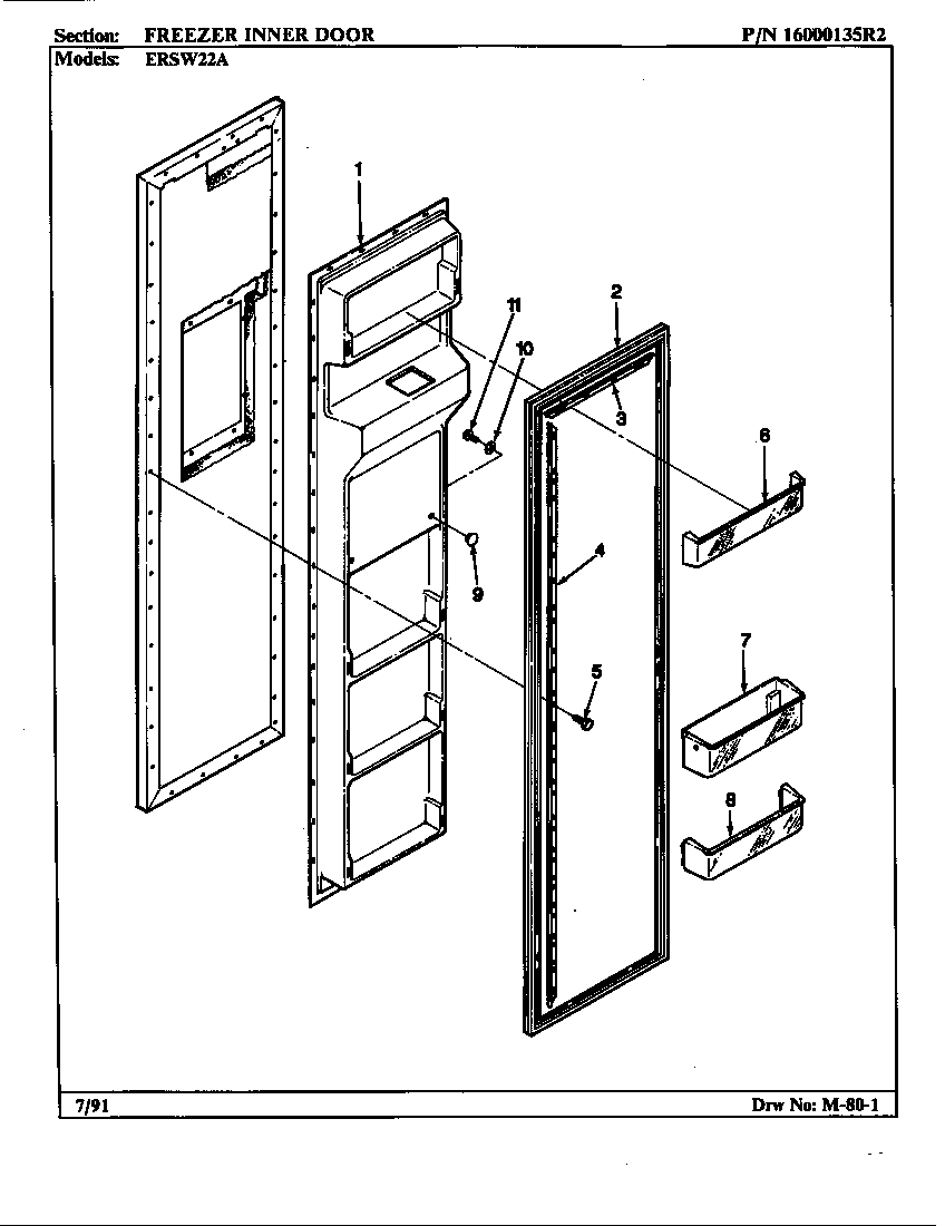 FREEZER INNER DOOR