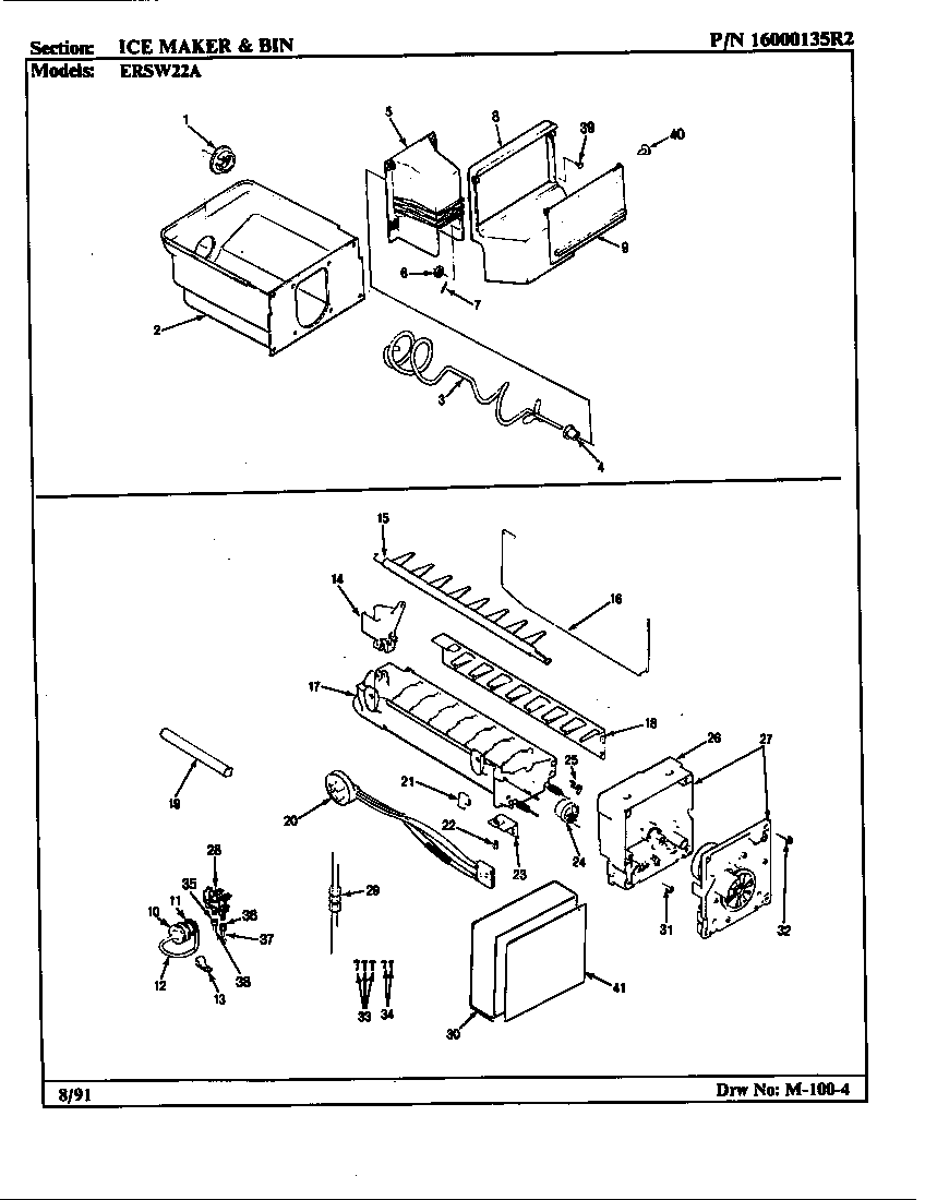 ICE MAKER & BIN